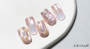 上品オーロラハワイアンネイル